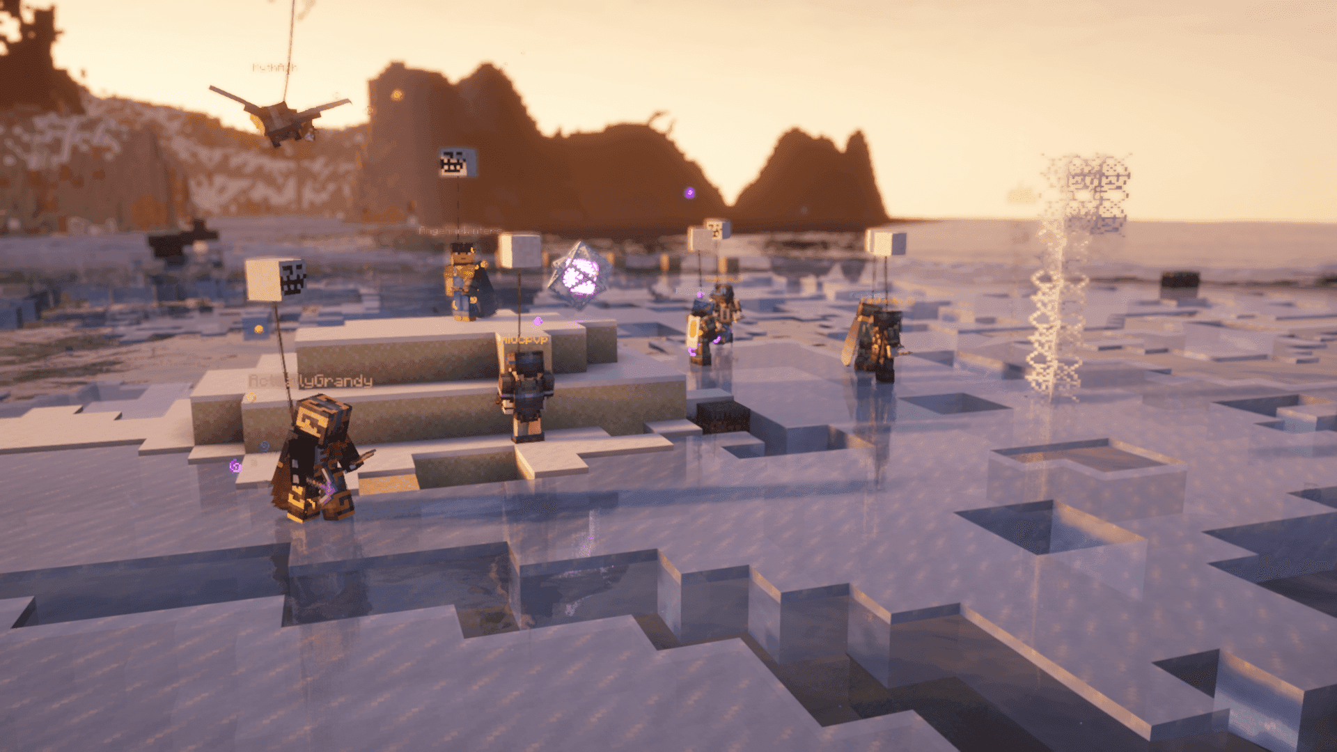 Hotspot balloons above players