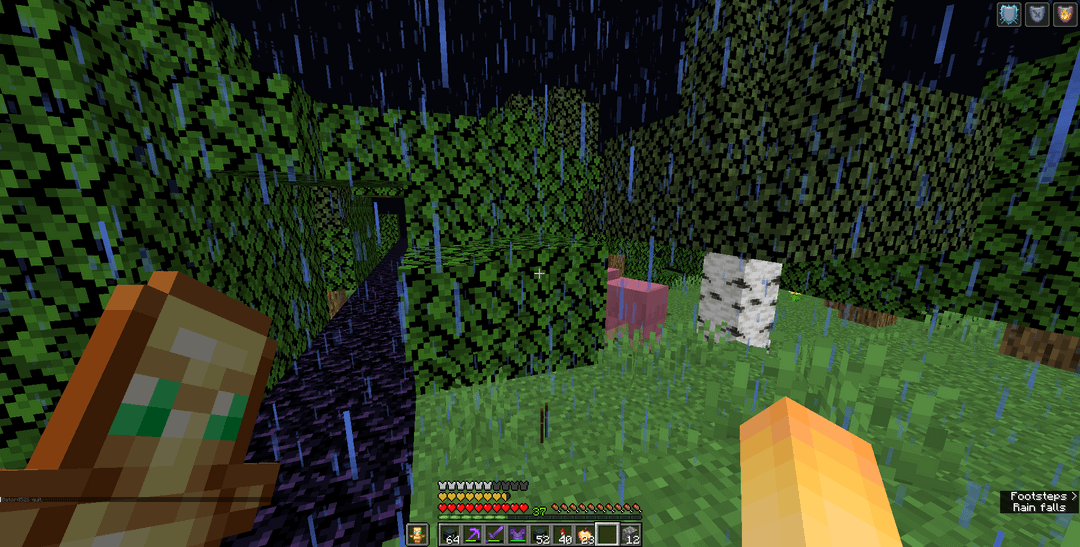 I found another pink sheep while building the -z overworld highway
