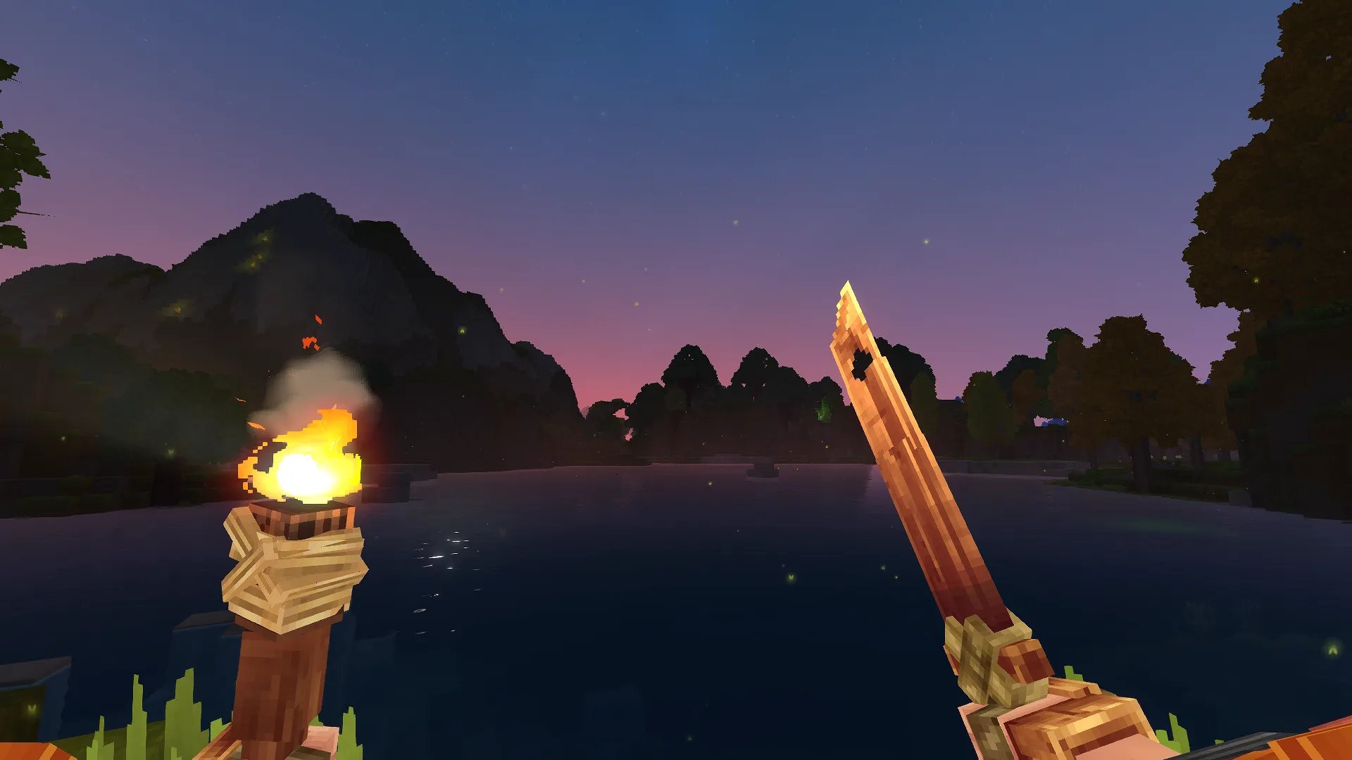 One of the first peaceful nights